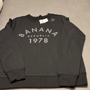 Banana Republic Charcoal Crewneck Sweater
